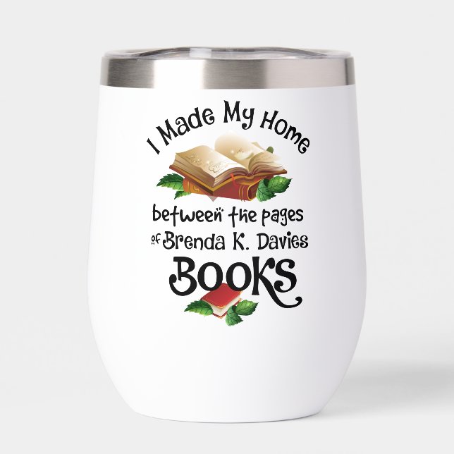 I Live Between the Pages of Brenda K Davies Books (Back)