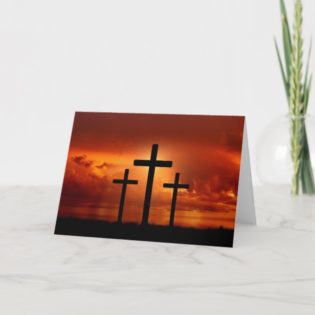 I Live by Faith in the Son of God Thank You Card (Front)