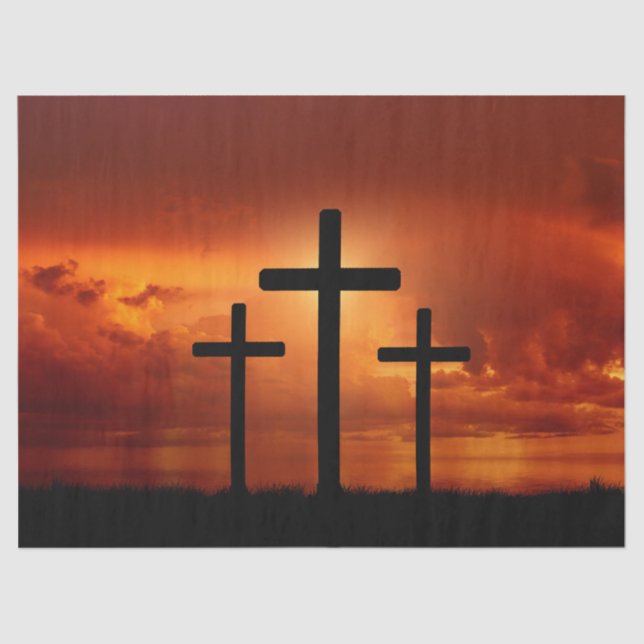 I Live By Faith in the Son of God Tissue Paper (Front)