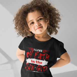 I Live By Faith - Prayer Holy Spirit For Girls T-Shirt