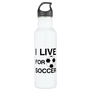 I LIVE FOR SOCCER 710 ML WATER BOTTLE