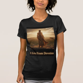 I Live From Devotion Sacred Path Art T-Shirt