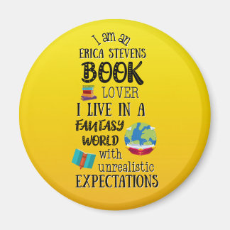 I Live In A Erica Stevens Fantasy Book World Magnet