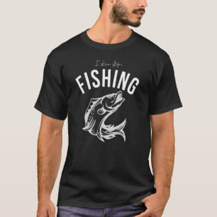 I Live Life Fishing Bass Fish T-Shirt