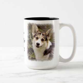 I LIVE THE LIFE OF RILEY Two-Tone COFFEE MUG