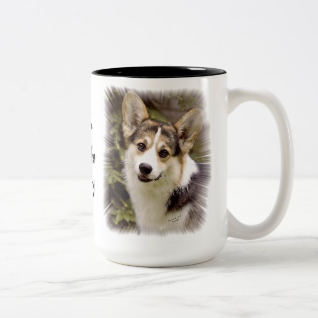 I LIVE THE LIFE OF RILEY Two-Tone COFFEE MUG (Right)