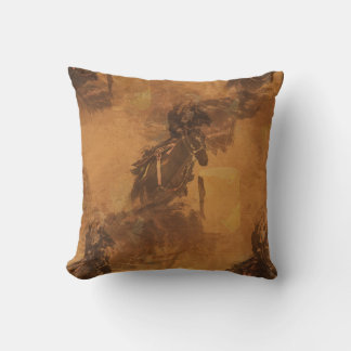 I Live To Barrel Race - Rodeo Event Cushion