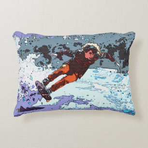 I Live To Race - Skateboard Racing Pillowcase Decorative Cushion