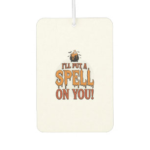 I’ll Put a Spell on You Halloween Cauldron Shirt_1 Car Air Freshener