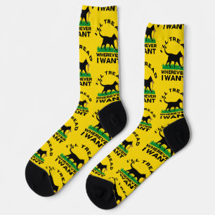 I’ll Tread Wherever I Want Socks