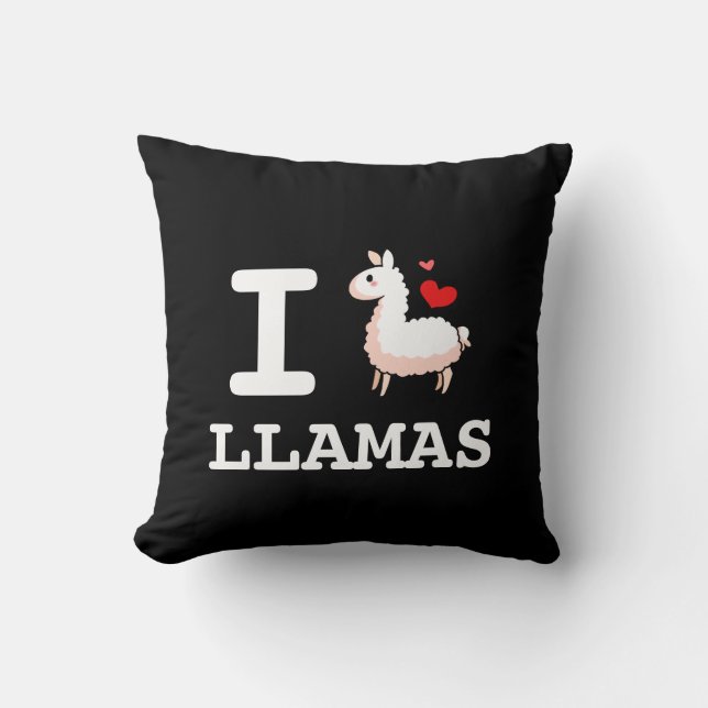 I Llama Llamas Cushion (Front)