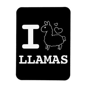 I Llama Llamas Magnet