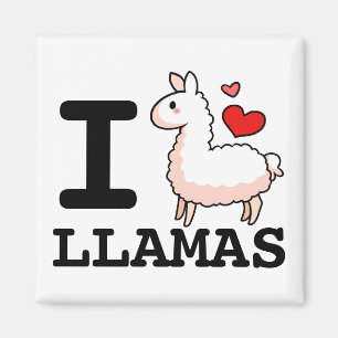 I Llama Llamas Magnet