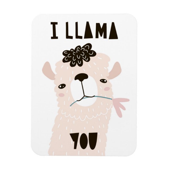 I Llama You Magnet (Vertical)