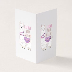 I Llove You a Llot - Funny Llama