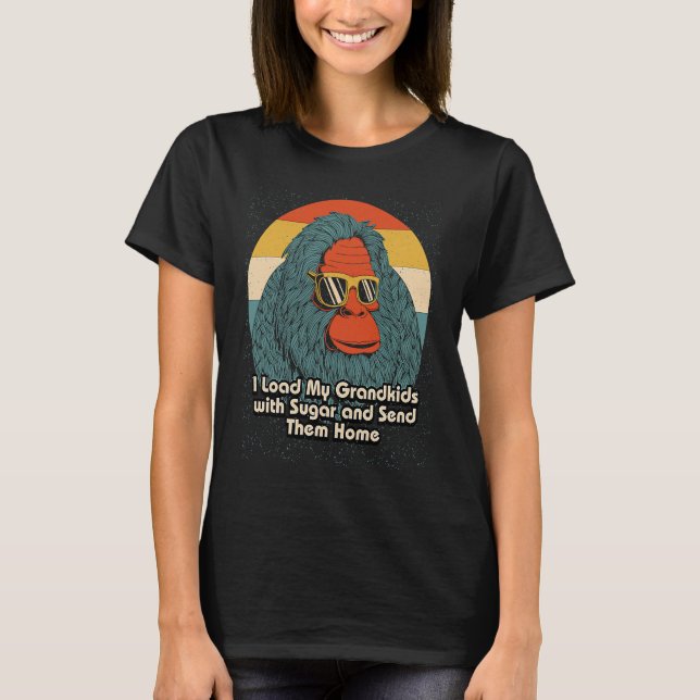 I Load Our Grandkids With Sugar Grandpa Fathers Da T-Shirt (Front)