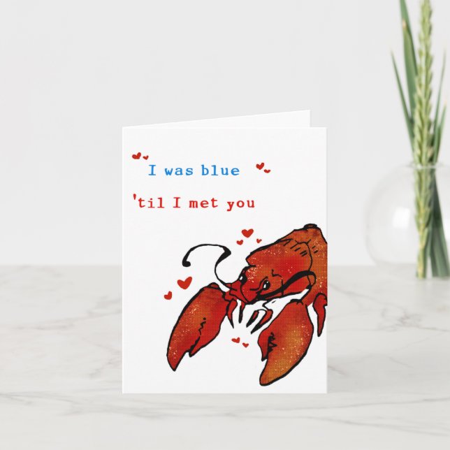 I Lobster You Card (Front)