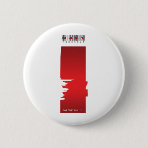 " i " logo 6 cm round badge