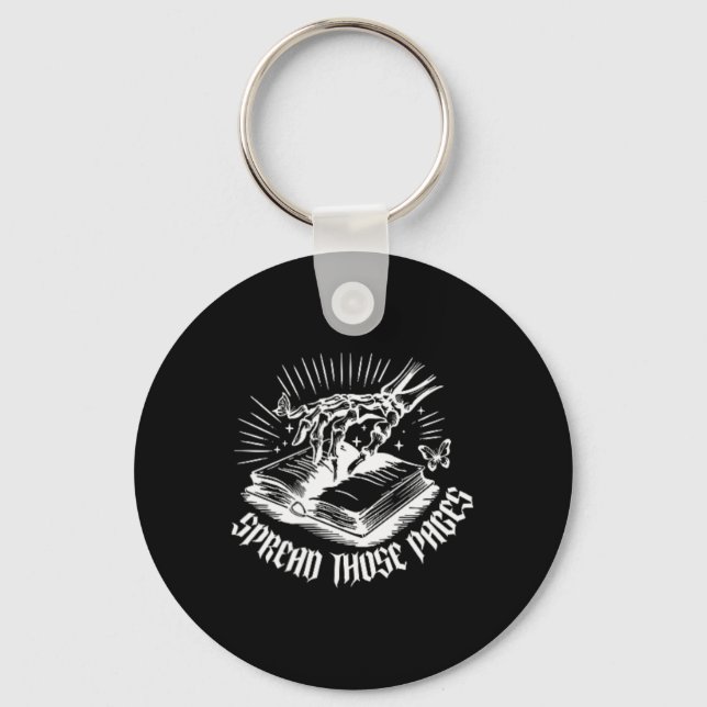 I Look Better Bent Over A Book Proud Smut Reader B Key Ring (Front)