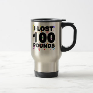 I Lost 100 Pounds Party Travel Mug