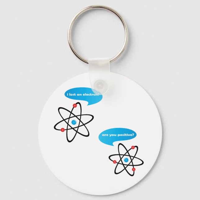 I Lost An Electron Key Ring (Front)