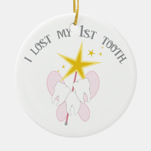 I Lost My 1st Tooth Ceramic Tree Decoration