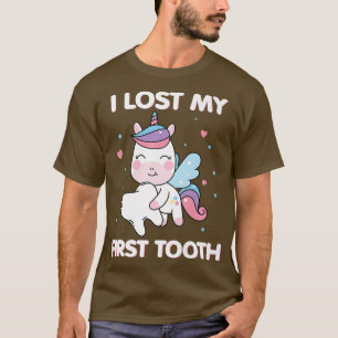 I Lost My First Tooth Cute Unicorn Tooth FairyT-Sh T-Shirt