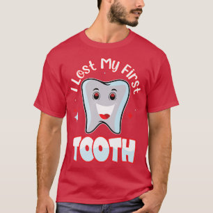 I Lost My First Tooth Kids Lost First Tooth Funny T-Shirt