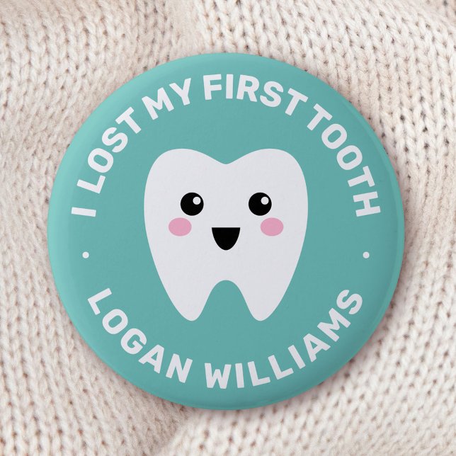 I lost my first tooth teal blue badge (Creator Uploaded)