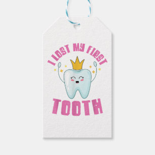 I Lost My First Tooth Teeth Out Kids Gift Tags