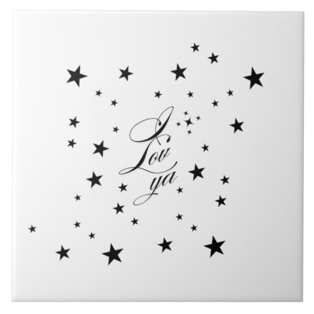 I lov ya tile (Front)