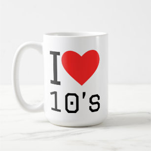 I love 10s coffee mug