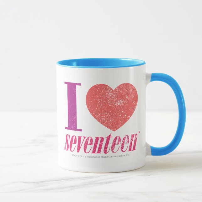 I Love 17 Mug (Right)