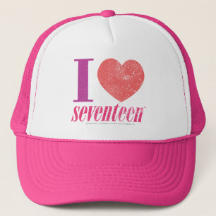 I Love 17 Trucker Hat