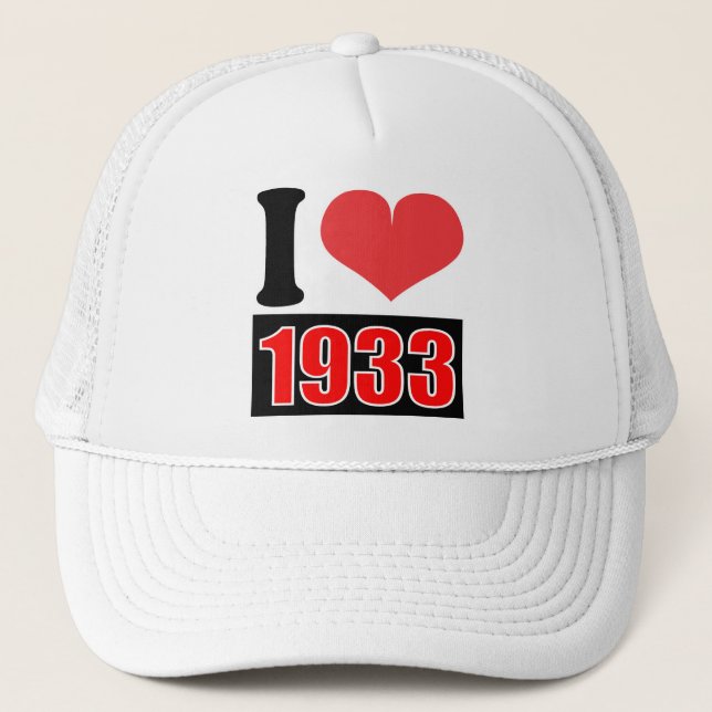 I love 1933 - Hat (Front)