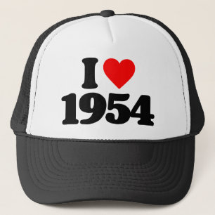 I LOVE 1954 TRUCKER HAT