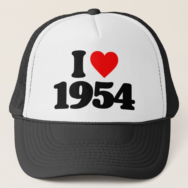 I LOVE 1954 TRUCKER HAT (Front)