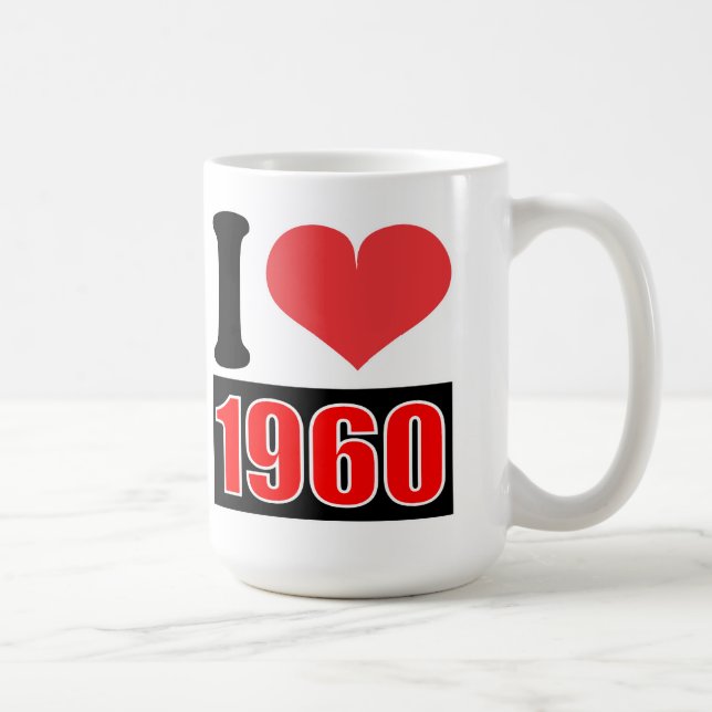 I love 1960 - Mugs (Right)