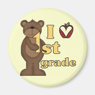 I Love 1st Grade Tshirts and Gifts Magnet