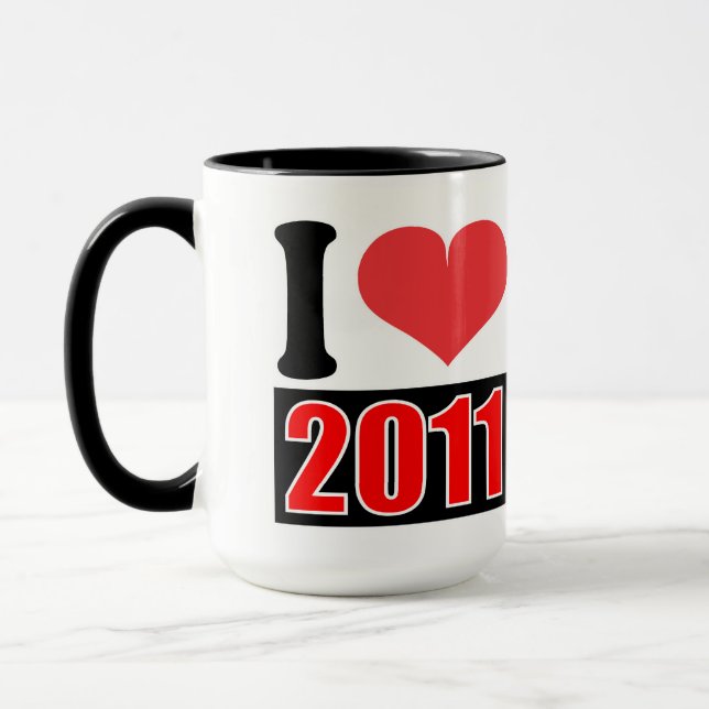 I love 2011 - Mugs (Left)