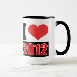 I love 2012 - Mugs