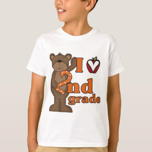 I Love 2nd Grade Tshirts and Gifts