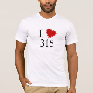 I Love 315 Syracuse T-Shirt
