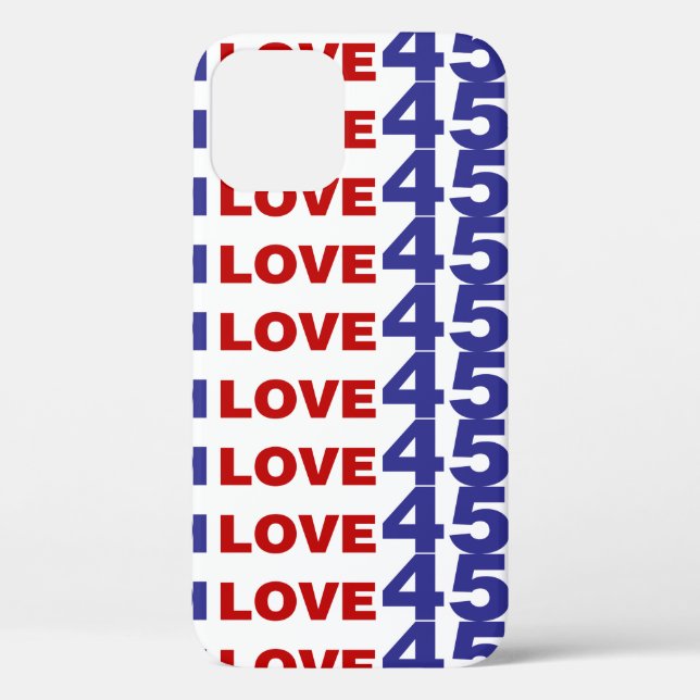 I Love 45 Case-Mate iPhone Case (Back)