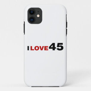 I Love 45 iPhone 11 Case