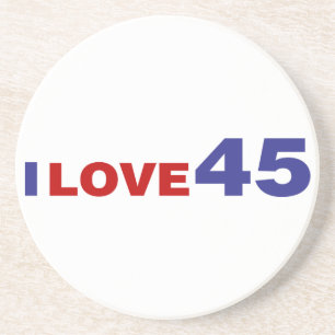 I Love 45 Coaster