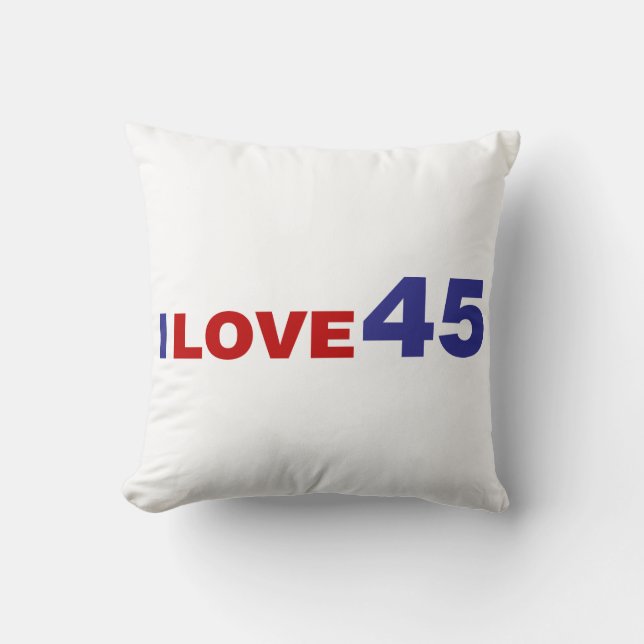I Love 45 Cushion (Front)