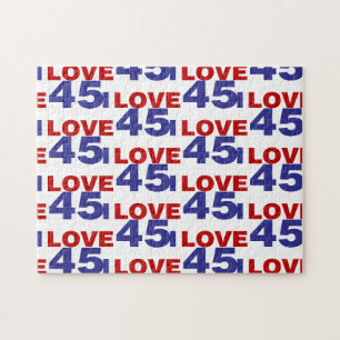 I Love 45 Jigsaw Puzzle