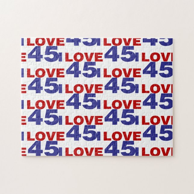 I Love 45 Jigsaw Puzzle (Horizontal)