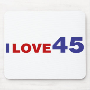 I Love 45 Mouse Mat
